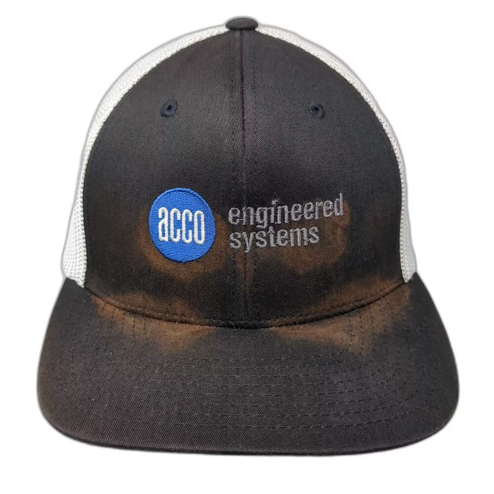 Port Authority Acco Engineered Systems Black Xl Baseball Cap Hat Flexfit Mesh